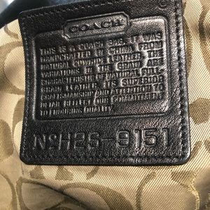 Vintage Coach Bucket Bag